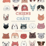 Chiens &chats sous la loupe des scientifiques. ce livre à été publié à l'occasion de l'exposition "Chiens et chats l'expo" actuellement présentée à la cité des sciences et de l'indsutrie à Paris.
